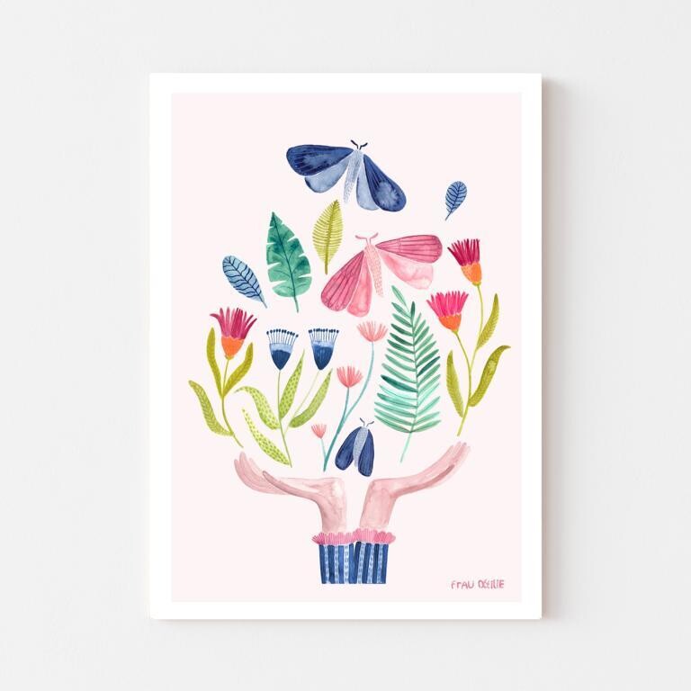 Druck eine Handvoll Blumen DIN A3 Druck eine Handvoll Blumen DIN A3