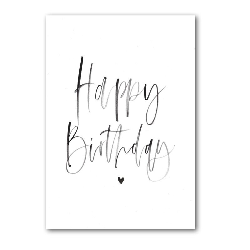 Karte Karte "Happy Birthday"