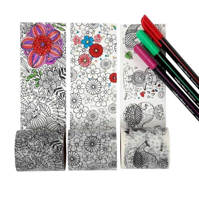 Washi Tape zum Ausmalen Washi Tape zum Ausmalen