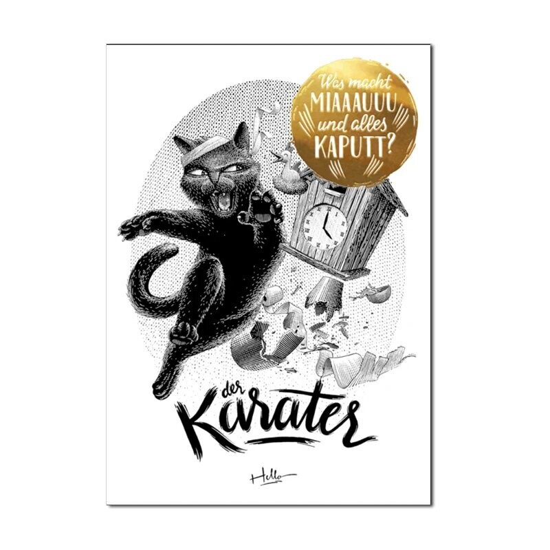Der Karater Postkarte Der Karater Postkarte