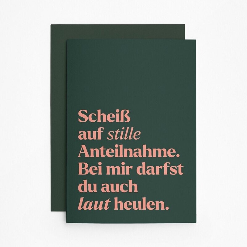 Trauerkarte Trauerkarte "Stille Anteilnahme"