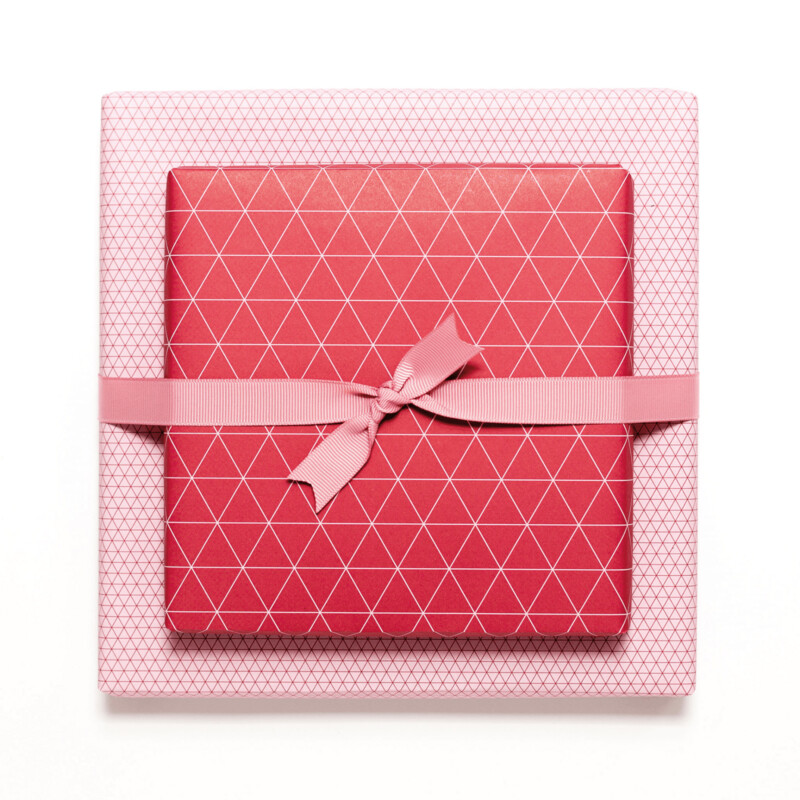 Geschenkpapier Geschenkpapier "Dreiecke" Rot