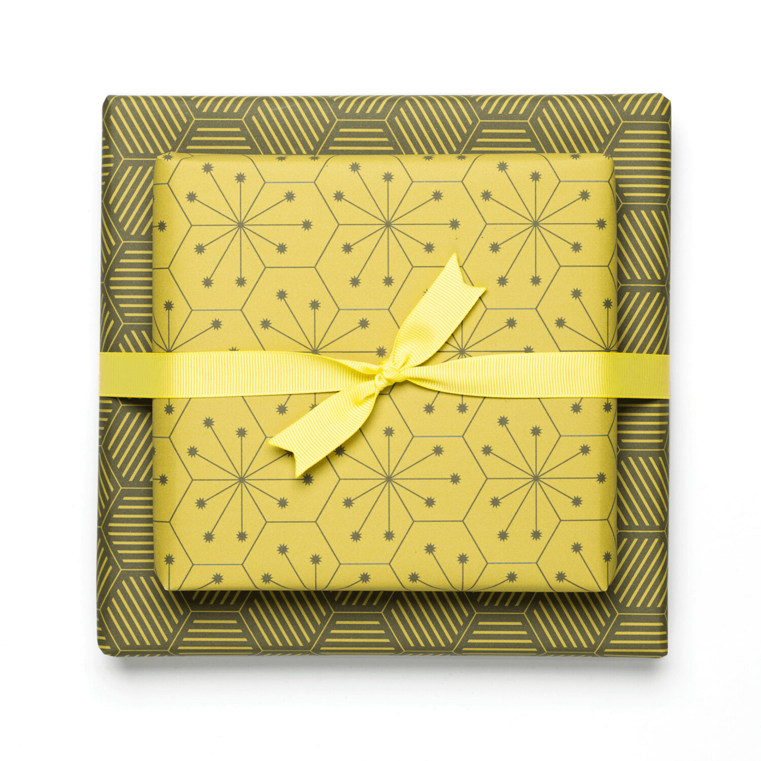 Geschenkpapier "Fliesen" Limette