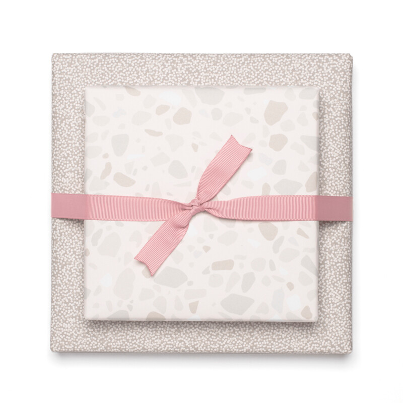 Geschenkpapier Geschenkpapier "Terazzo" Rosa