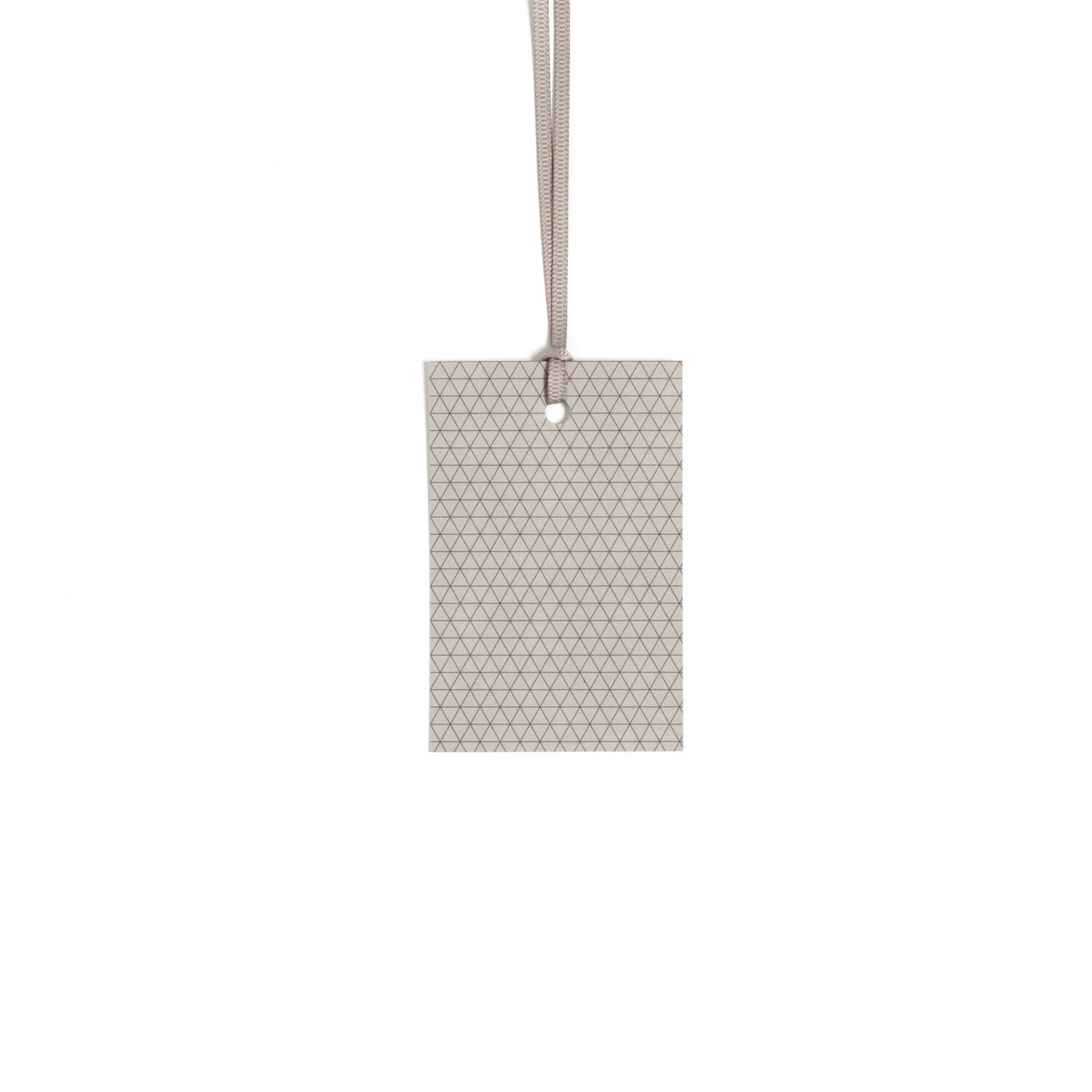 5 Geschenkanhänger "Dreiecke" Braun