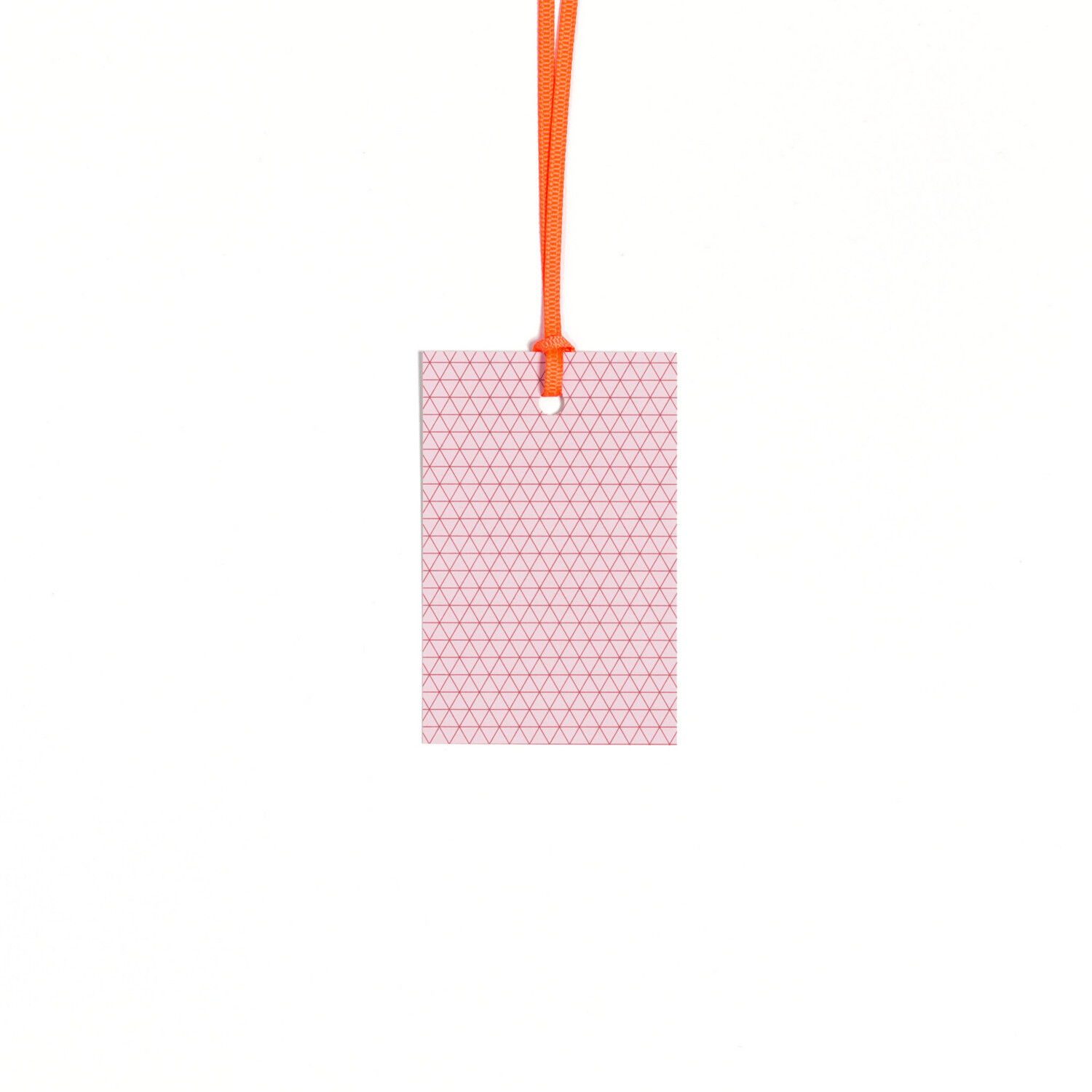 5 Geschenkanhänger "Dreiecke" Rosa