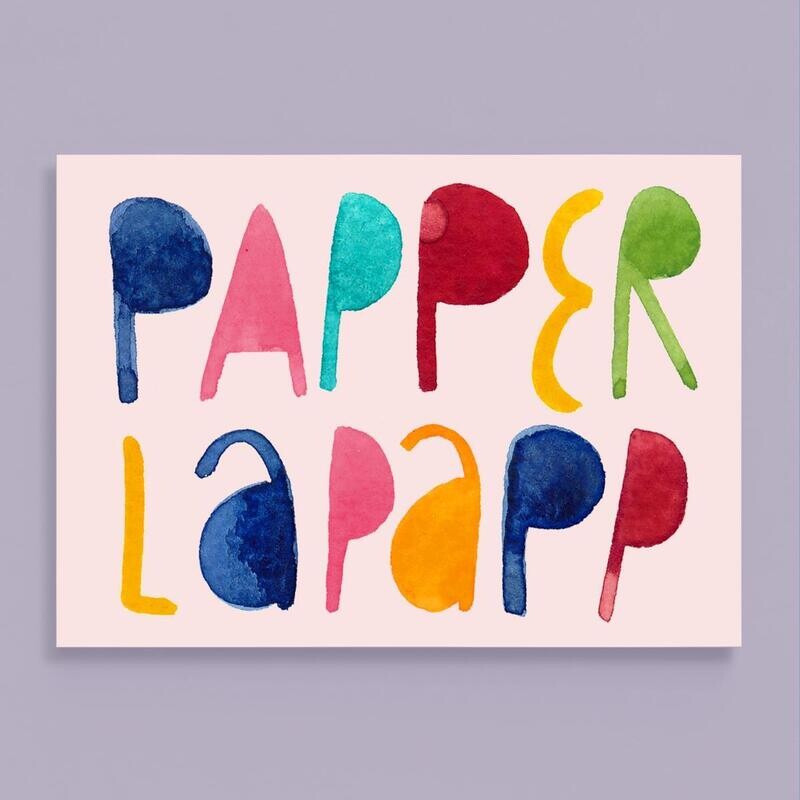 Postkarte Postkarte "Papperlapapp"
