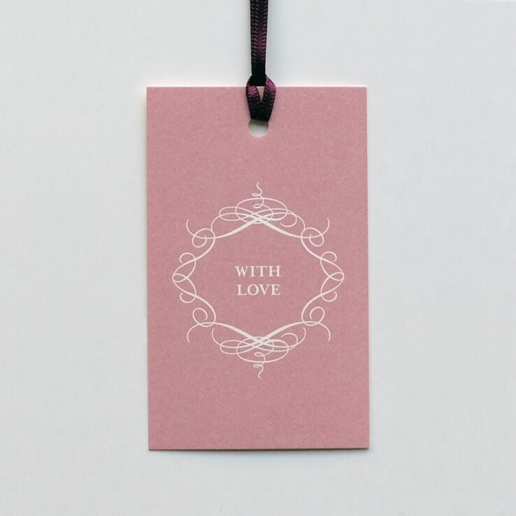 Geschenkanhänger "With Love"