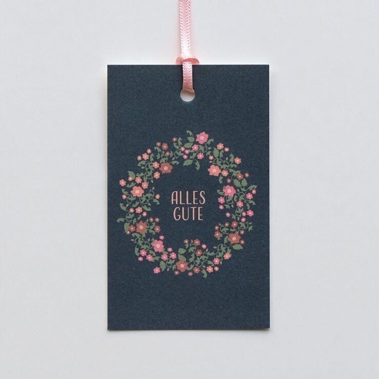 Geschenkanhänger "Alles Gute"