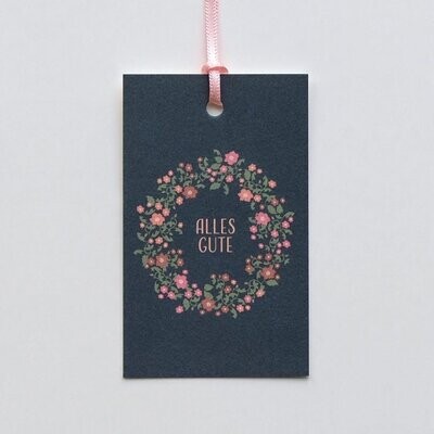 Geschenkanhänger "Alles Gute"