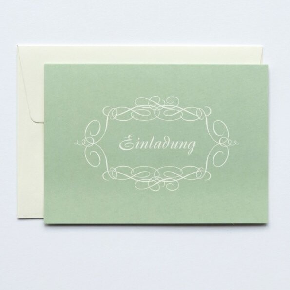 Einladung Karten-Set in Mint Einladung Karten-Set in Mint