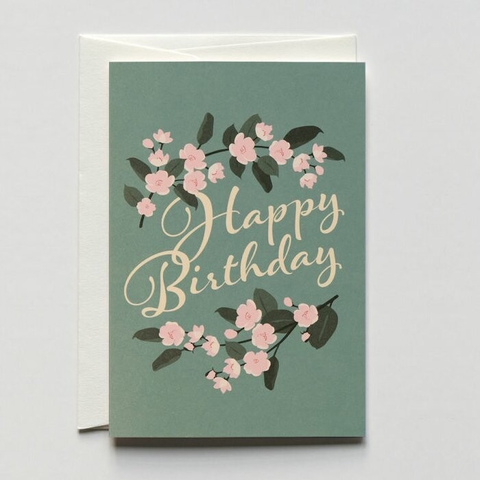 Grußkarte Grußkarte "Happy Birthday"