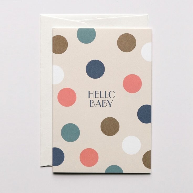 Grußkarte Grußkarte "Hello Baby"
