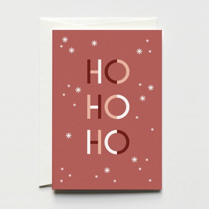 Grußkarte Grußkarte "HO HO HO"