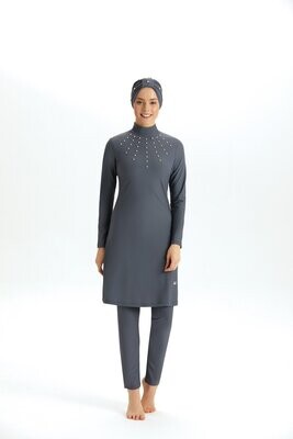 Burkini mit Perlen Detail