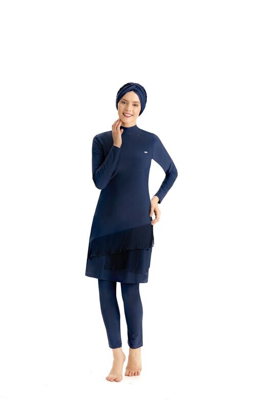 Burkini Dunkelblau
(Größe M) Burkini Dunkelblau
(Größe M)
