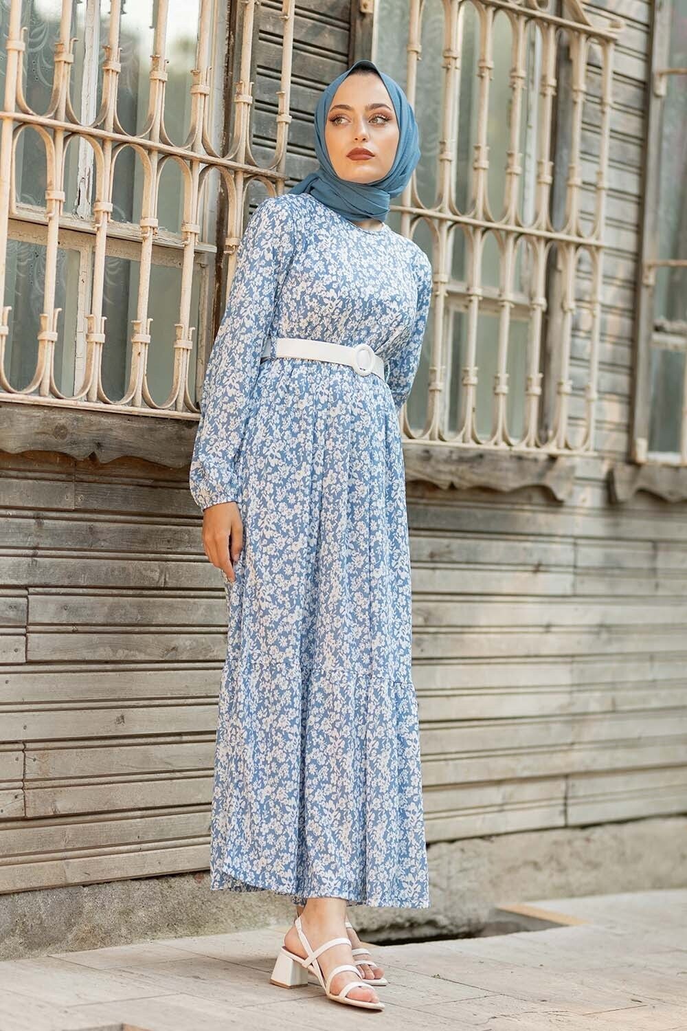 Blue Flower Größe: L/XL