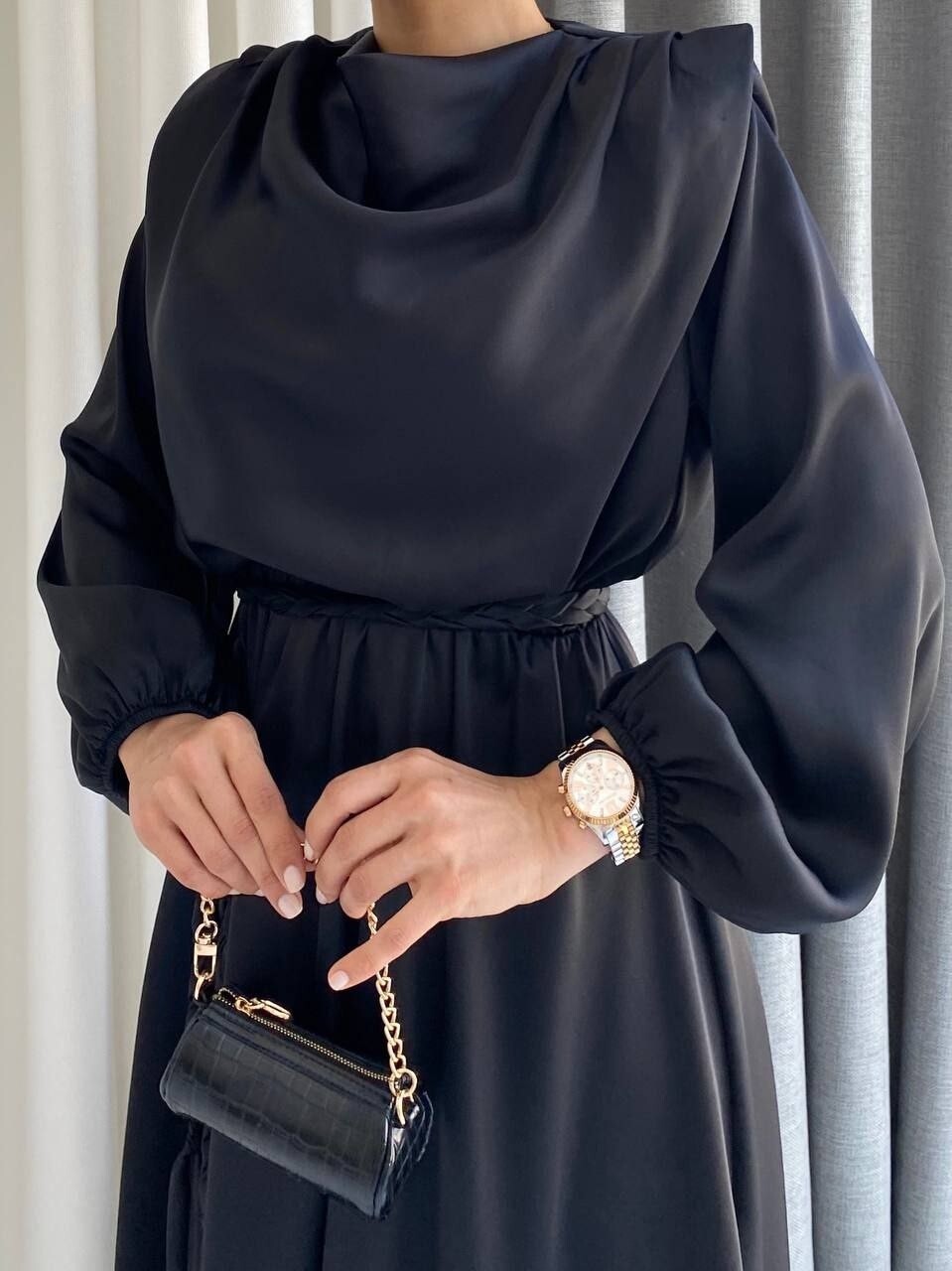 Leen Satin Dress Größe 36/38