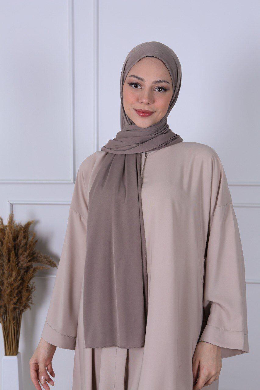 Jersey Premium Hijab - Taupe