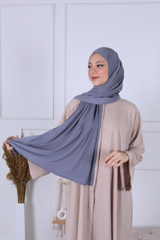 Jersey Premium Hijab - Light Blue