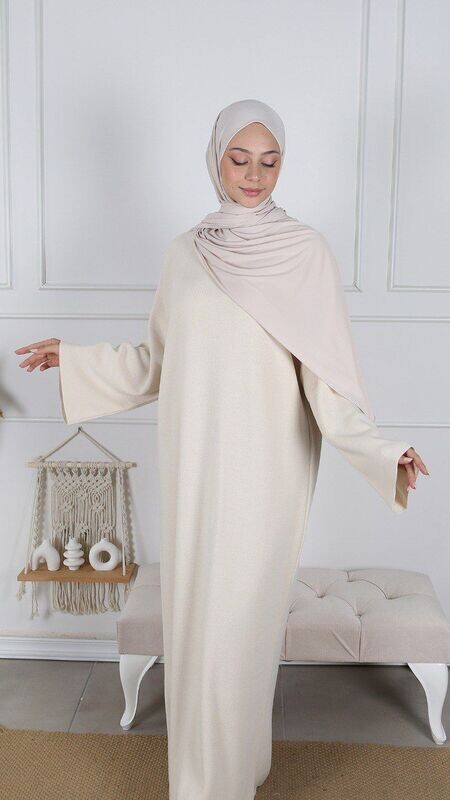 Strickkleid Butterfly: Beige Strickkleid Butterfly: Beige