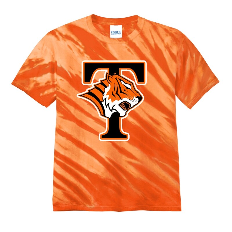 Tech Tigers Classic logo Tye Dye T-Shirt