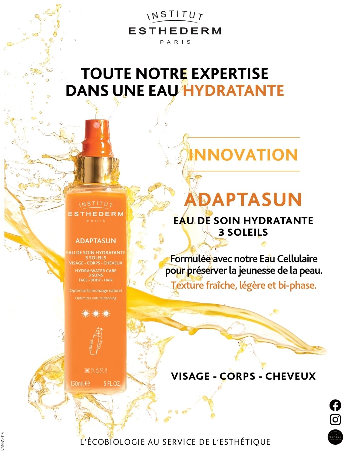 Eau De Soin Hydratante 3 Soleil