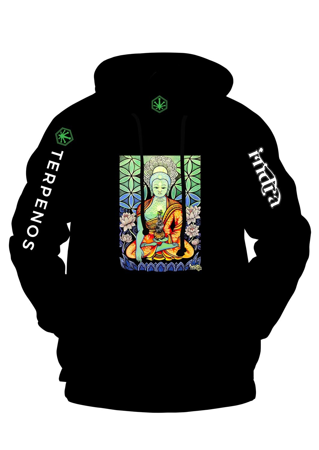 Art by Indra(@indra_artwork) &amp; Terpenos(@terpenos.cr), arte 001 Hoodie (₡‎22,995)
