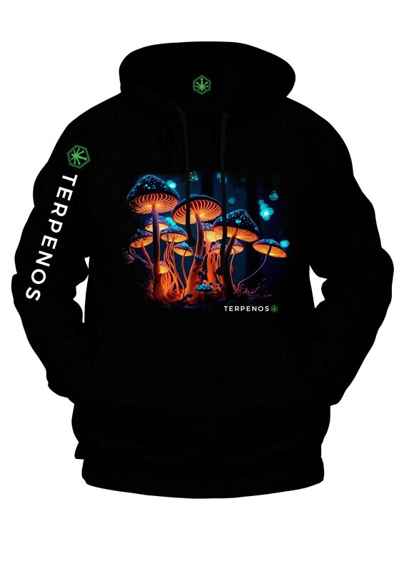 Mushroom Collection just_aForest, Hoodie by Terpenos(₡‎22,995)