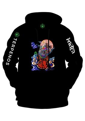 Art by Indra(@indra_artwork) &amp; Terpenos(@terpenos.cr), arte 002 Hoodie (₡‎22,995)