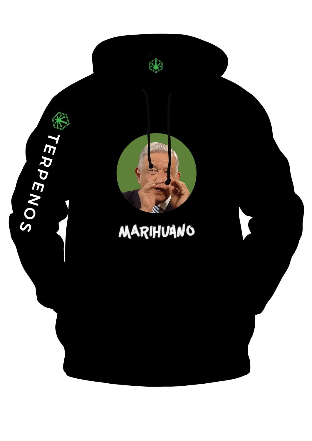 Irreverente Collection Marihuano, Hoodie by Terpenos(₡‎22,995)