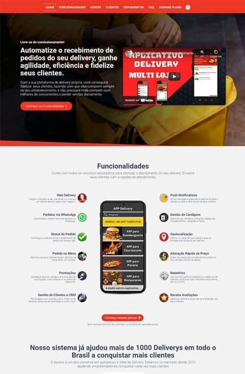 Aplicativo delivery