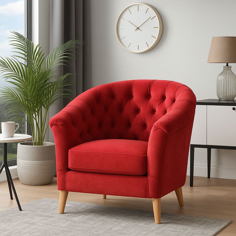 POLTRONA CON CAPITONE