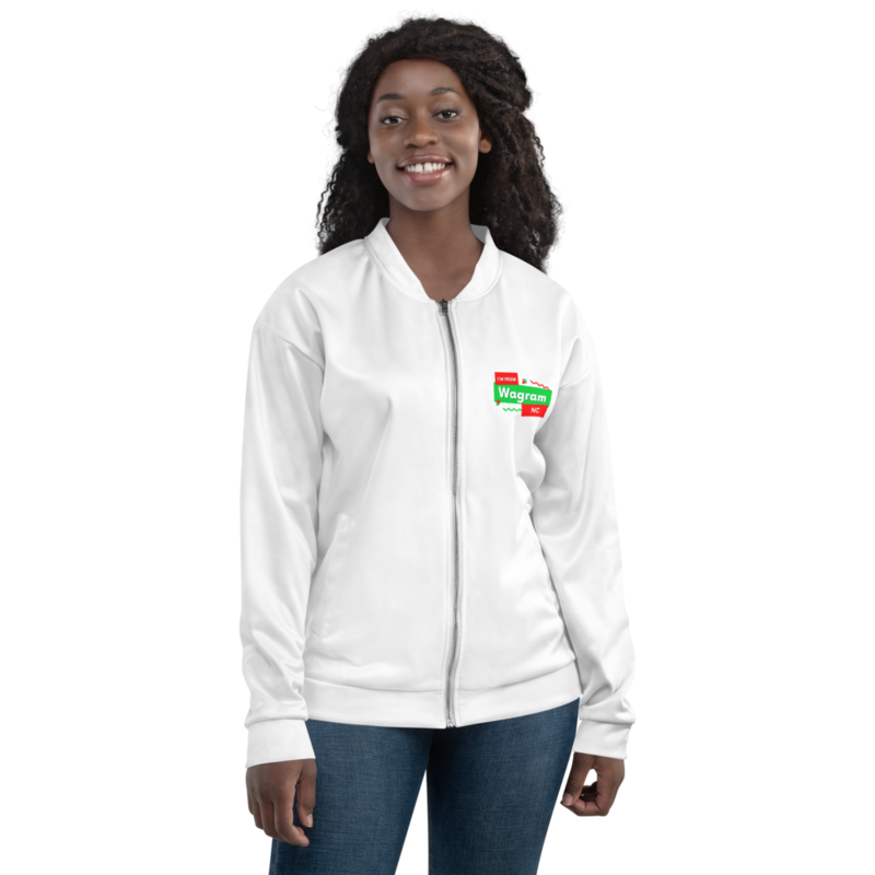 Unisex Bomber Jacket  -&quot;I&#39;m From Crumptown&quot;