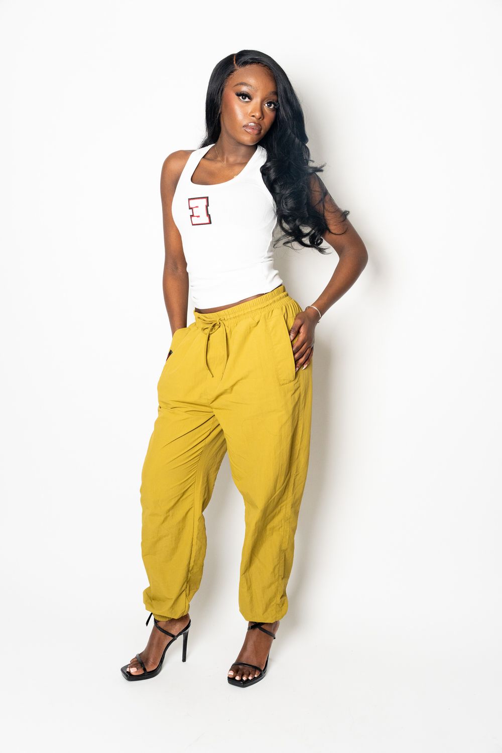 Gold WRKS Shell Trousers-