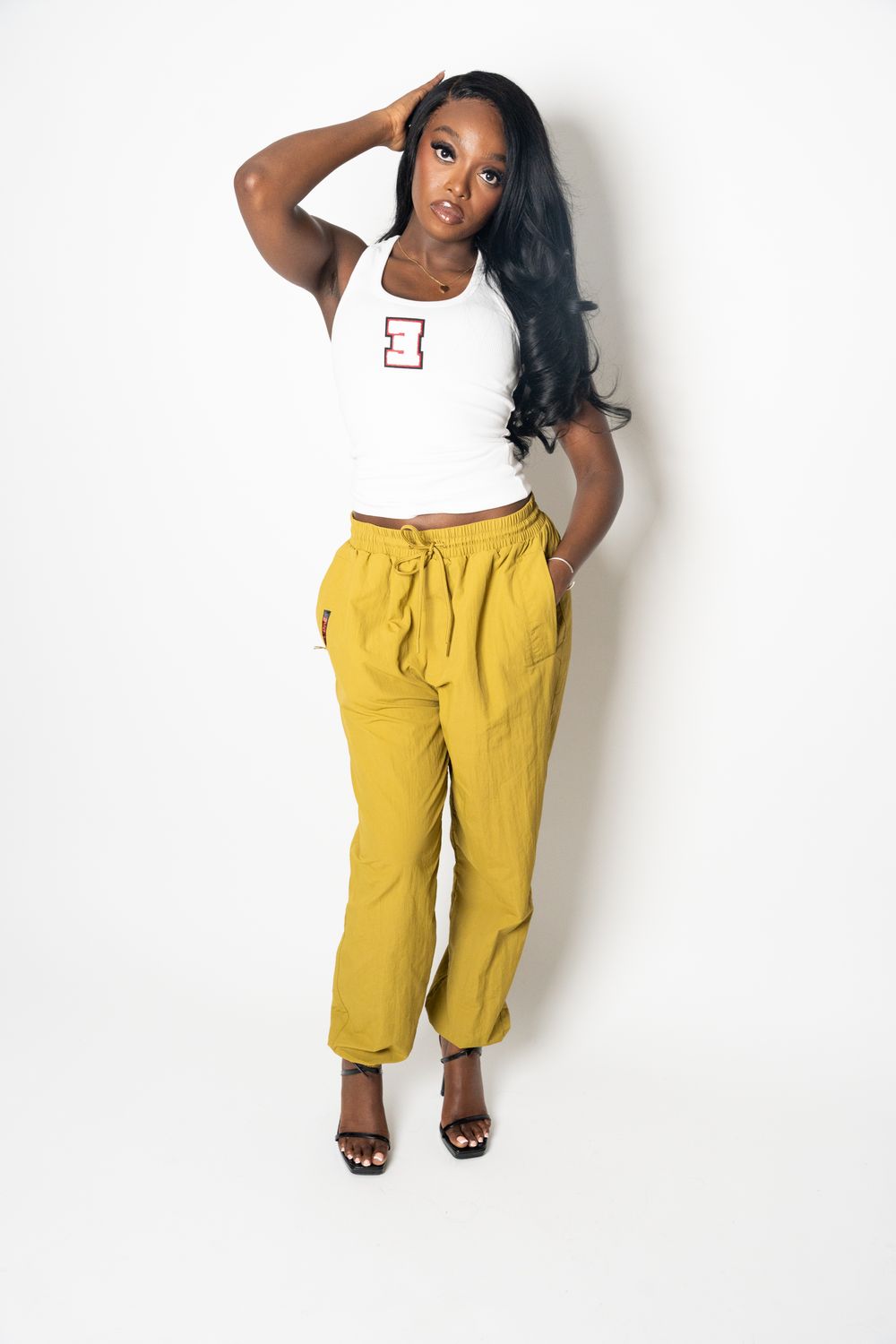 Gold WRKS Shell Trousers-