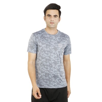 Steel Grey Matrix GymTiger Performance T-Shirt