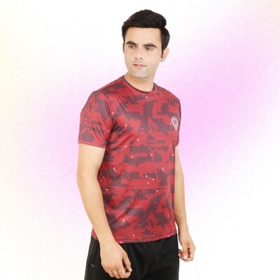 Red Hexa GymTiger Performance T-Shirt