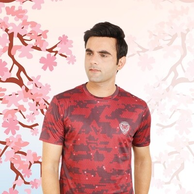 Red Hexa GymTiger Performance T-Shirt