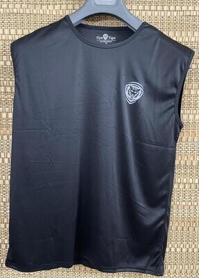 Mens T-Shirt w/o Sleeve Black