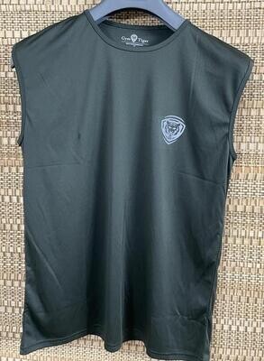Mens T-Shirt w/o Sleeves Olive