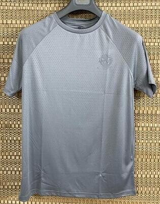 Mens T-Shirt Hexa Print Grey
