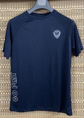 Mens T-Shirt Print Blue