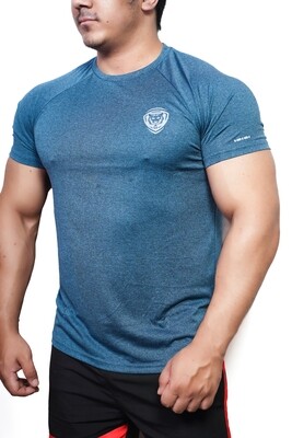 Mens T-Shift Mesh Blue