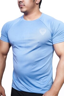 Mens T-Shirt Plain Blue