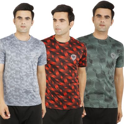 3 Gym/Sports T-Shirts for Men - Casual Wear