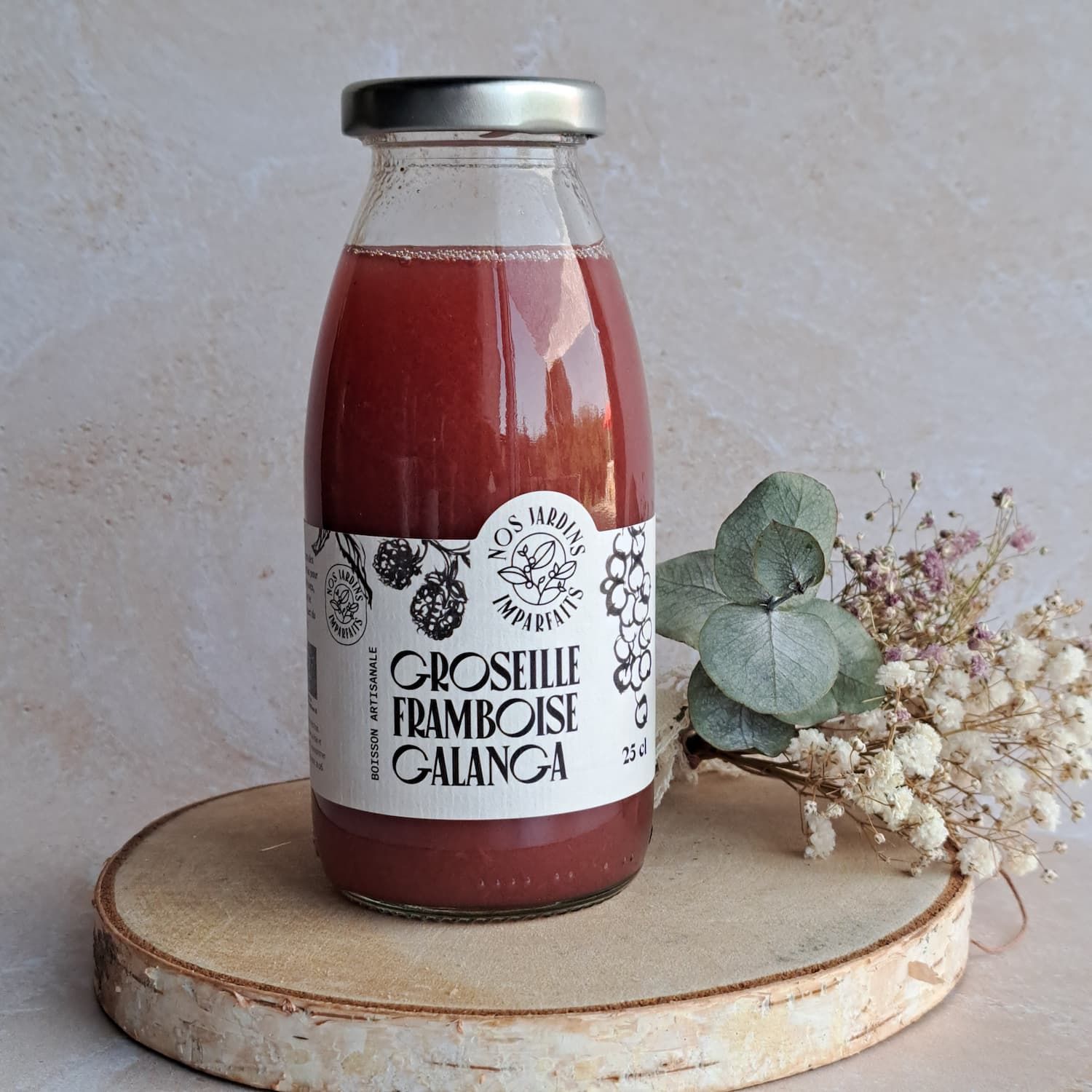 Nectar bio de Groseille Framboise Galanga