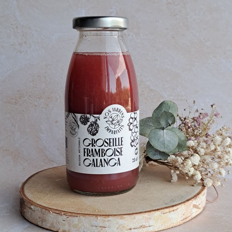 Nectar bio de Groseille Framboise Galanga