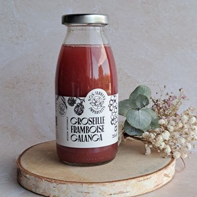 Nectar bio de Groseille Framboise Galanga