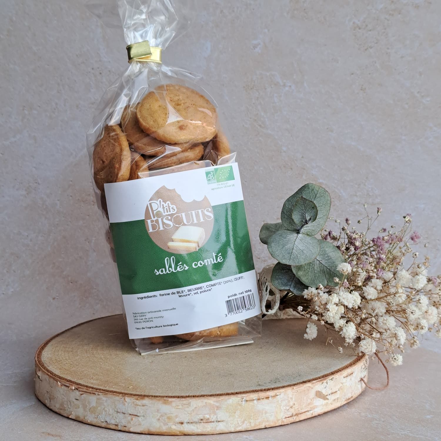 Sablés apéritif comté